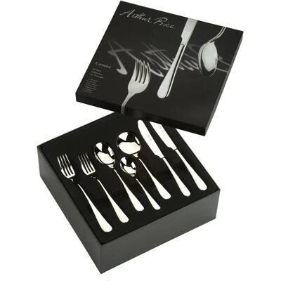 Arthur Price Camelot 84 Piece Cutlery Set - Elegant Stainless Steel Arthur Price Camelot 84 Piece Cutlery Set - Elegant Stainless Steel