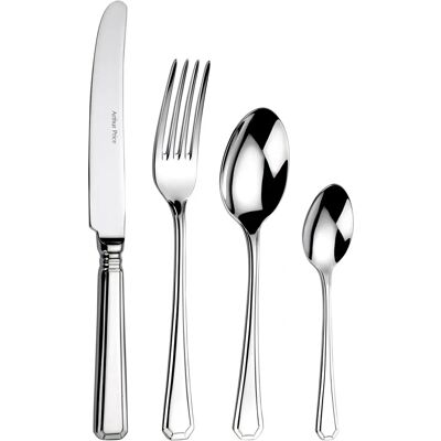 Arthur Price Grecian Stainless Steel 24 Piece Cutlery Set for 6 - Silver Arthur Price Grecian Stainless Steel 24 Piece Cutlery Set for 6 - Silver