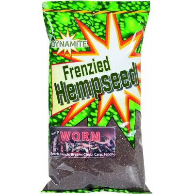 Dynamite Baits Frenzied Hempseed Groundbait - Dark Worm - Groundbait Dynamite Baits Frenzied Hempseed Groundbait - Dark Worm - Groundbait
