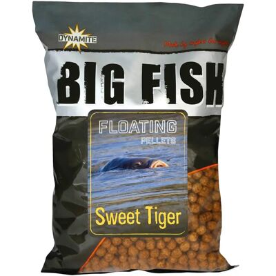 Dynamite Baits Big Fish Sweet Tiger - Floating Pellets for Surface Fishing Dynamite Baits Big Fish Sweet Tiger - Floating Pellets for Surface Fishing