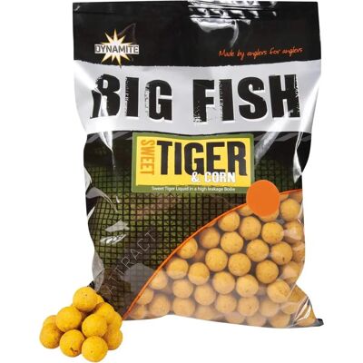 Dynamite Baits Big Fish Sweet Tiger Corn Boilies - 1,8 kg Dynamite Baits Big Fish Sweet Tiger Corn Boilies - 1,8 kg