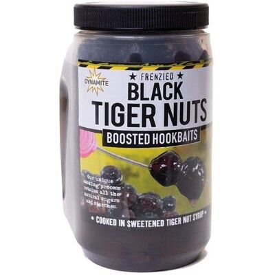 DYNAMITE BAITS Tiger Nuts Black Boosted Hookbaits - 500ml DYNAMITE BAITS Tiger Nuts Black Boosted Hookbaits - 500ml