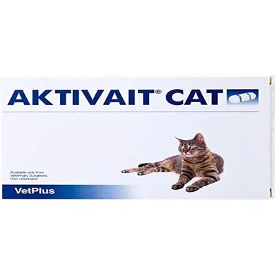 VetPlus Aktivait per la funzione cerebrale nei gatti anziani - Integratori VetPlus Aktivait per la funzione cerebrale nei gatti anziani - Integratori