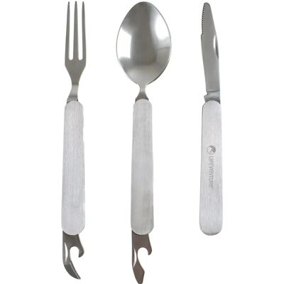 LIFEVENTURE Set de couverts pliables - Ustensiles de camping LIFEVENTURE Set de couverts pliables - Ustensiles de camping