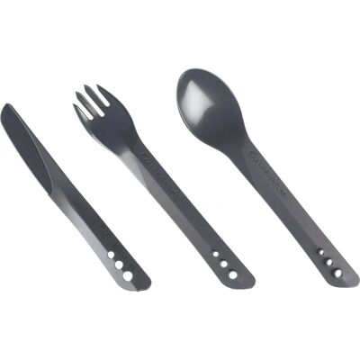 Lifeventure Ellipse Camping Cutlery Set - Graphite Lifeventure Ellipse Camping Cutlery Set - Graphite