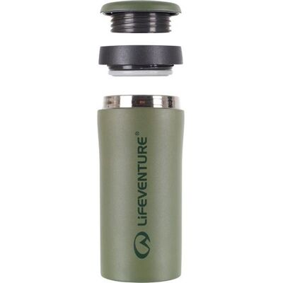 Tazza Termica Lifeventure - 300ml - Khaki - Doppio Strato - A Prova di Perdite Tazza Termica Lifeventure - 300ml - Khaki - Doppio Strato - A Prova di Perdite