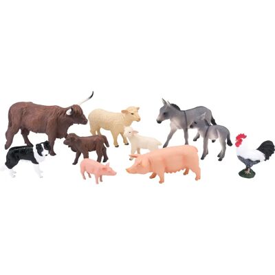 Mojo Farmland Mehrfarbige Bauernhoftiere Spielset - Spielset Mojo Farmland Mehrfarbige Bauernhoftiere Spielset - Spielset