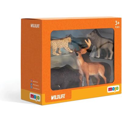 Σετ 4 Χαρακτήρες Ζώων Wild Mojo Wildlife - Παιχνίδια για Παιδιά Σετ 4 Χαρακτήρες Ζώων Wild Mojo Wildlife - Παιχνίδια για Παιδιά