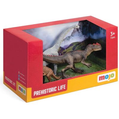 Mojo Dinosaurier-Set 1 - Prähistorische Tiere - 3 Stück Mojo Dinosaurier-Set 1 - Prähistorische Tiere - 3 Stück