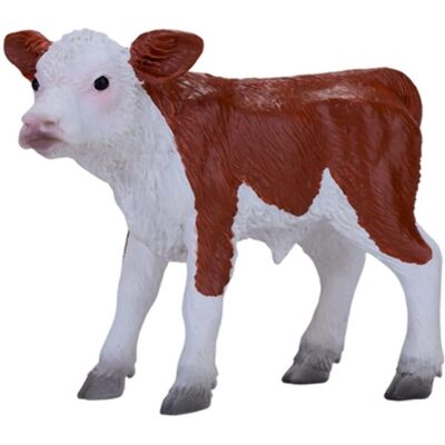 Mojo Farmland Hereford Kalf - speelgoedfiguur voor kinderen Mojo Farmland Hereford Kalf - speelgoedfiguur voor kinderen