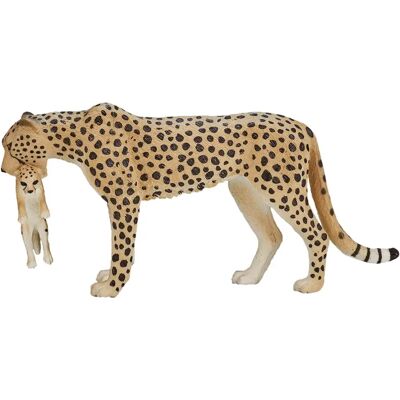 Mojo Fun Cheetah Vrouwtje met Welp - Speelgoed Dierfiguur Mojo Fun Cheetah Vrouwtje met Welp - Speelgoed Dierfiguur