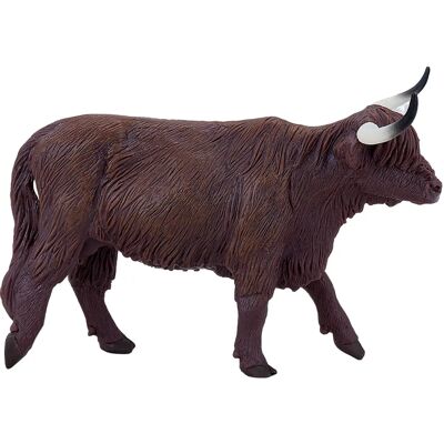 Mucca Highland di Mojo Fun - Giocattolo Animale da Fattoria - Marrone Mucca Highland di Mojo Fun - Giocattolo Animale da Fattoria - Marrone