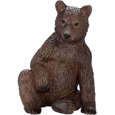 Mojo Wildlife Cucciolo di Orso Grizzly Marrone Scuro - Figura Giocattolo Mojo Wildlife Cucciolo di Orso Grizzly Marrone Scuro - Figura Giocattolo