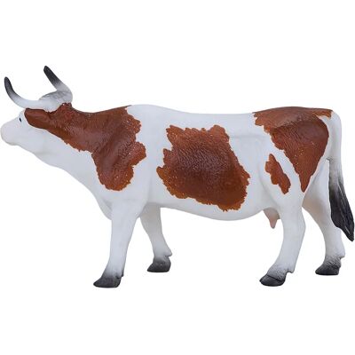 Mucca Simmental di Mojo Fun - Giocattolo Animale per Collezione Fattoria o Zoo Mucca Simmental di Mojo Fun - Giocattolo Animale per Collezione Fattoria o Zoo