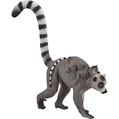Mojo Fun Lemur met Baby - Natuurgetrouw Dierenbeeld Mojo Fun Lemur met Baby - Natuurgetrouw Dierenbeeld
