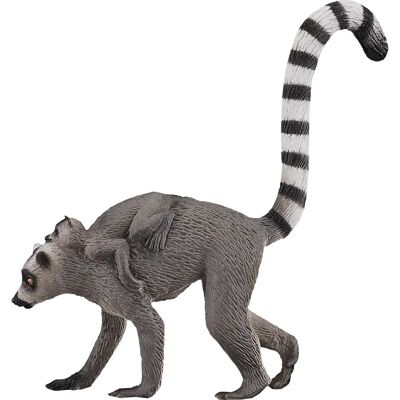 Mojo Fun Lemur met Baby - Natuurgetrouw Dierenbeeld Mojo Fun Lemur met Baby - Natuurgetrouw Dierenbeeld