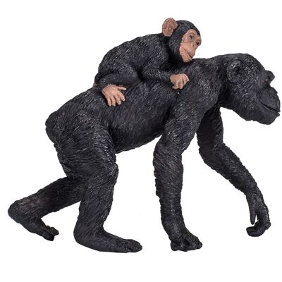 Mojo Wildlife Chimpansee met Baby - Speelgoedfiguur Mojo Wildlife Chimpansee met Baby - Speelgoedfiguur