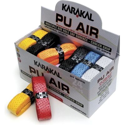 Karakal Super Grip Air PU - Léger, Respirant, Universel - Publicité Karakal Super Grip Air PU - Léger, Respirant, Universel - Publicité