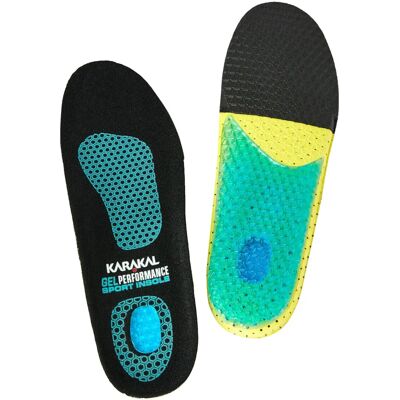 Karakal Performance Sports Trainers Shoe Insoles Shock Absorbent Gel Sole - Wkładki Karakal Performance Sports Trainers Shoe Insoles Shock Absorbent Gel Sole - Wkładki