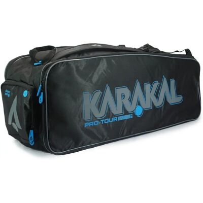 Karakal Pro Tour 2.1 Elite 12 Racket Bag - Capacity for 12 rackets, Wet & dry compartments, Ventilated shoe pocket Karakal Pro Tour 2.1 Elite 12 Racket Bag - Capacity for 12 rackets, Wet & dry compartments, Ventilated shoe pocket