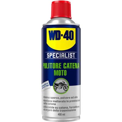 Spray do czyszczenia łańcucha WD-40 - 400ml - Szybkie schnięcie, Zapobiega zużyciu Spray do czyszczenia łańcucha WD-40 - 400ml - Szybkie schnięcie, Zapobiega zużyciu