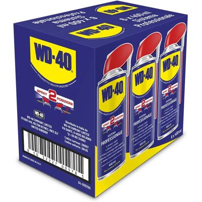 Lubrificante WD40 di Western Digital - Sblocca, Previene ruggine - 400ml Lubrificante WD40 di Western Digital - Sblocca, Previene ruggine - 400ml