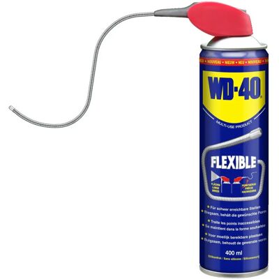 WD-40 Flexible - Monitoimituote 400 ml - Spray - Voitelu, lika ja ruoste poistaja WD-40 Flexible - Monitoimituote 400 ml - Spray - Voitelu, lika ja ruoste poistaja