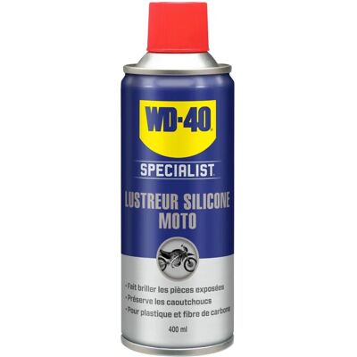WD40 Polish Silicone pour motos - 400 ml - Métal, Caoutchouc, Fibre de carbone - Publicité WD40 Polish Silicone pour motos - 400 ml - Métal, Caoutchouc, Fibre de carbone - Publicité