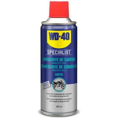 Lubrificante de Correntes WD-40 - 400ml - Proteção para Motos Lubrificante de Correntes WD-40 - 400ml - Proteção para Motos