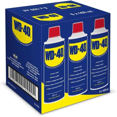 WD-40 - Multiuso Spray - 400ml - 5 funzioni - Lubrificante spray WD-40 - Multiuso Spray - 400ml - 5 funzioni - Lubrificante spray