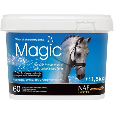 NAF Magic Poudre 1.5Kg - Complément pour chevaux - Publicité NAF Magic Poudre 1.5Kg - Complément pour chevaux - Publicité