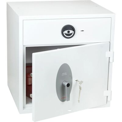 Phoenix Safe Co. HS1091KD White Floor Safe - Security Standard D1 Phoenix Safe Co. HS1091KD White Floor Safe - Security Standard D1