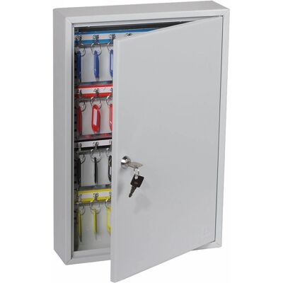 Phoenix KC0602K Key Cabinet - 60 Hooks, Grey Phoenix KC0602K Key Cabinet - 60 Hooks, Grey