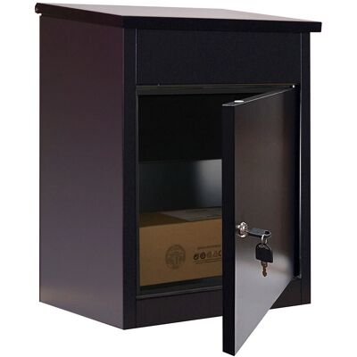 Phoenix Top Loading Parcel Box PB0581BK - Weerbestendig, Slot, Staal Phoenix Top Loading Parcel Box PB0581BK - Weerbestendig, Slot, Staal