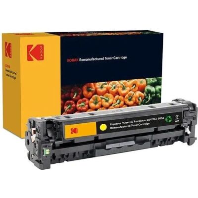 Toner Jaune Kodak pour HP LaserJet Pro 300 - Cartouche de toner - Publicité Toner Jaune Kodak pour HP LaserJet Pro 300 - Cartouche de toner - Publicité
