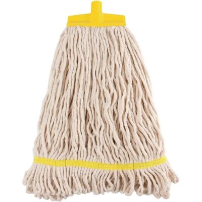 Scot Young Modèle KY Kentucky Tête de Balai Serpillère en Coton Jaune - Tête de Balai pour Sol - Publicité Scot Young Modèle KY Kentucky Tête de Balai Serpillère en Coton Jaune - Tête de Balai pour Sol - Publicité