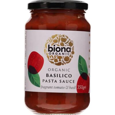 Biona Organic Basilico Tomatsaus og Basilikum - Vegansk Biona Organic Basilico Tomatsaus og Basilikum - Vegansk