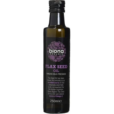 Biona Organic Virgin Cold Pressed Flax Seed Oil - 250ml Biona Organic Virgin Cold Pressed Flax Seed Oil - 250ml