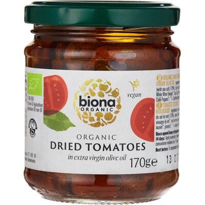 Biona Organic Dried Tomatoes in Olive Oil - 170g Biona Organic Dried Tomatoes in Olive Oil - 170g
