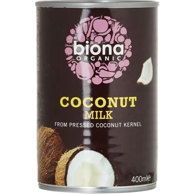 Biona Bio-Kokosmilch - Aus Kokosnusskern, 400ml Biona Bio-Kokosmilch - Aus Kokosnusskern, 400ml
