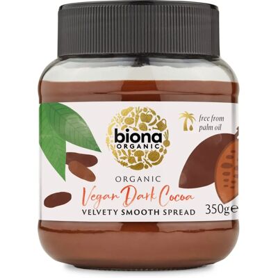 Biona Organisk Vegansk Mørk Kakaospread - 350g Biona Organisk Vegansk Mørk Kakaospread - 350g
