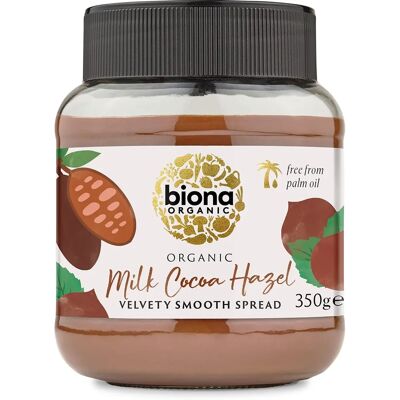 Biona Organic Milk Chocolate Hazelnut Spread - 350g Biona Organic Milk Chocolate Hazelnut Spread - 350g