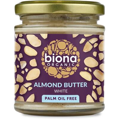 Biona Organic White Almond Butter - Organic, Smooth, 170g Biona Organic White Almond Butter - Organic, Smooth, 170g