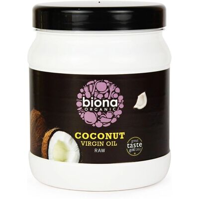 Huile de Coco Bio Biona - 200g - Cru, Pressée à Froid - Publicité Huile de Coco Bio Biona - 200g - Cru, Pressée à Froid - Publicité