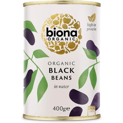 Biona Haricots Noirs Biologiques - 400g - Publicité Biona Haricots Noirs Biologiques - 400g - Publicité