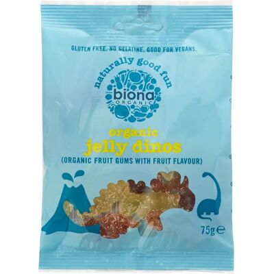 Biona Organisk Vegansk Jelly Dinos - 75g Biona Organisk Vegansk Jelly Dinos - 75g