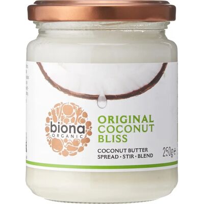 Biona Organic Kokosnoot Bliss - 250 g - Kokosnussaufstrich / Kokosnussbutter Biona Organic Kokosnoot Bliss - 250 g - Kokosnussaufstrich / Kokosnussbutter
