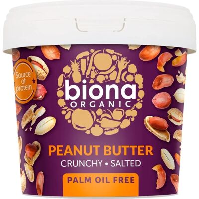 Biona Organic Peanut Butter Crunchy Salted - Peanut Butter Biona Organic Peanut Butter Crunchy Salted - Peanut Butter