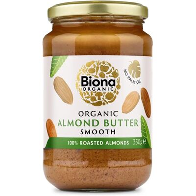 Biona Organic Almond Butter - Smooth - 350g Biona Organic Almond Butter - Smooth - 350g