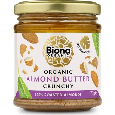 Biona Organic Mandelbutter Crunchy - 170g Biona Organic Mandelbutter Crunchy - 170g